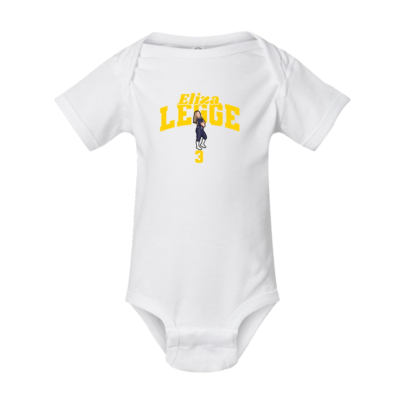 Baby Onesie — Signature Arch in White