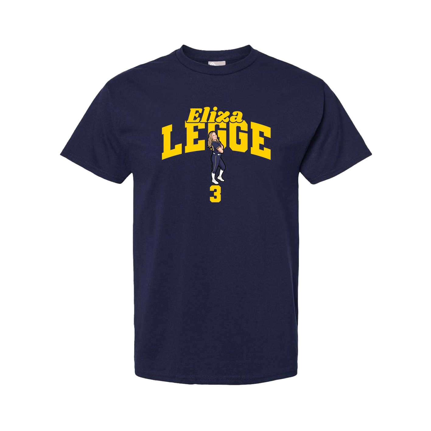 Tee — Signature Arch in Navy