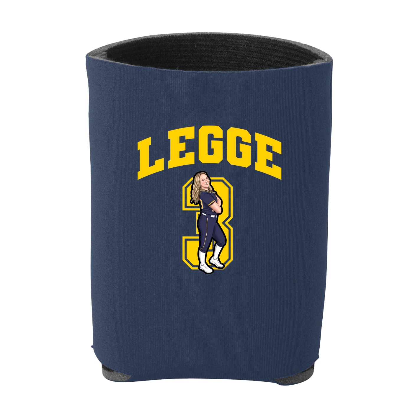 Can Holder — Number in Navy