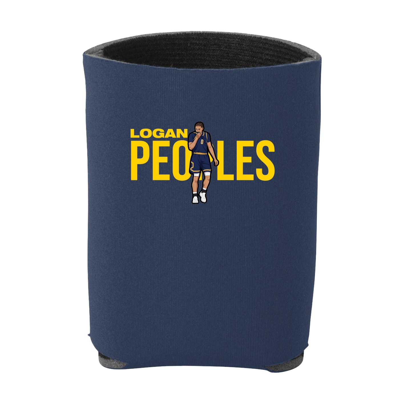 Can Holder — Player Name in Navy