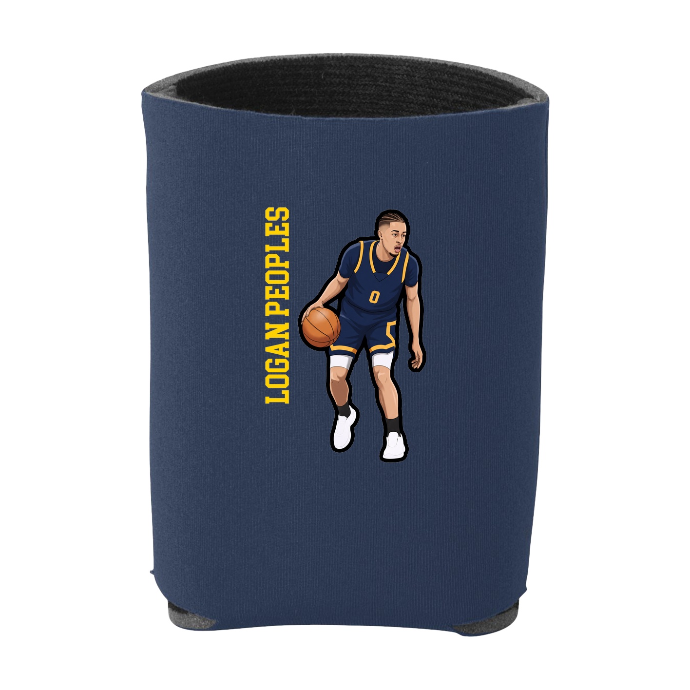 Can Holder — Name Vertical in Navy