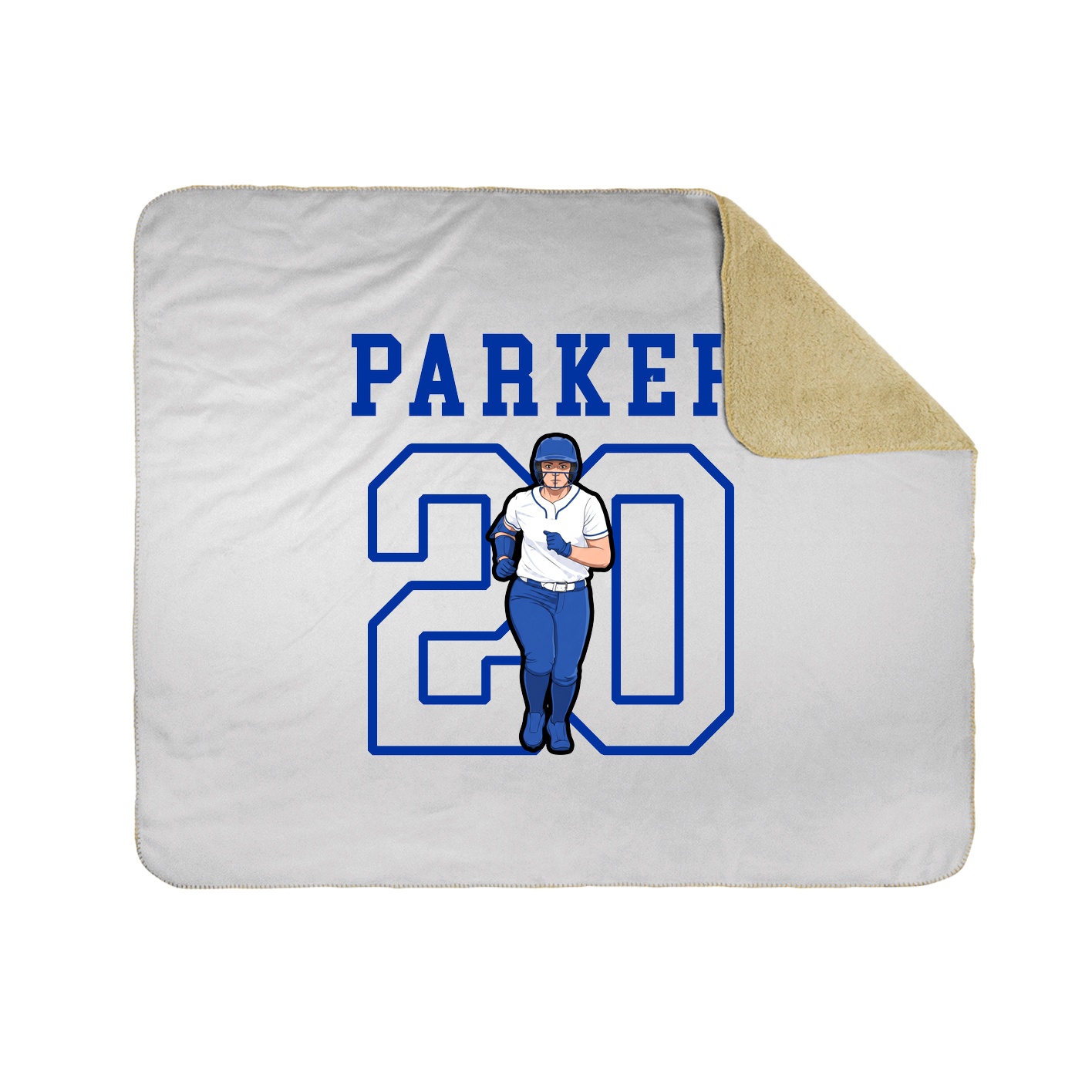 Throw Blanket — Shirsey in White