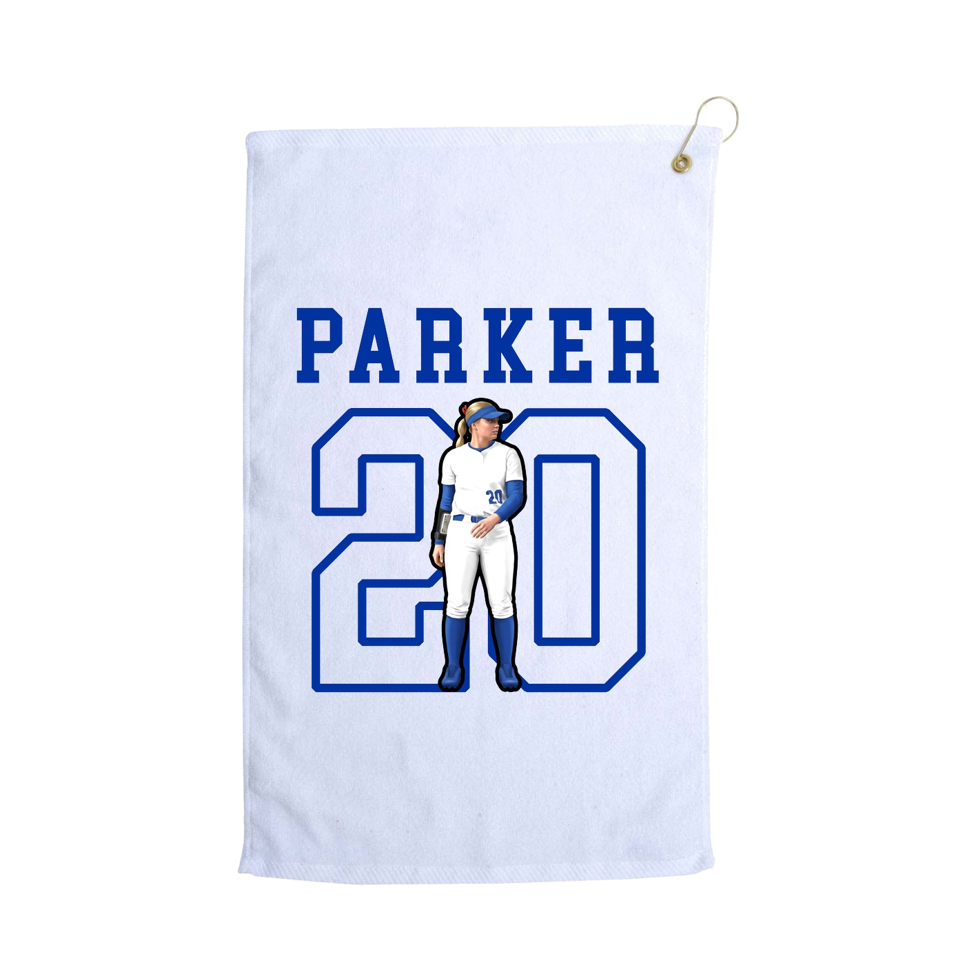 Golf Towel — Shirsey in White