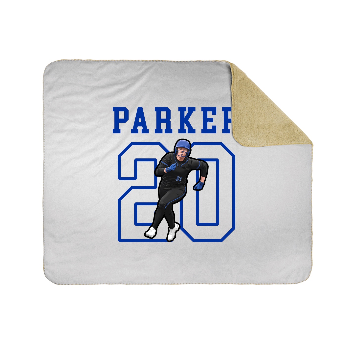 Throw Blanket — Shirsey in White