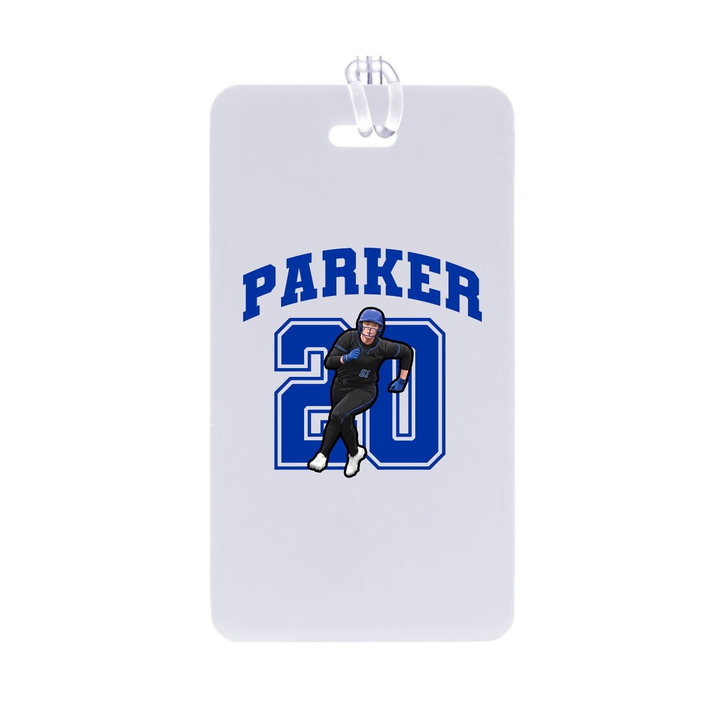 Bag Tag — Number in Classic