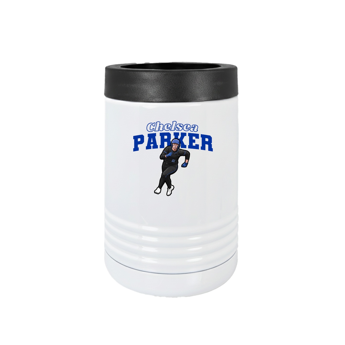 Beverage Holder — Name Arch in White