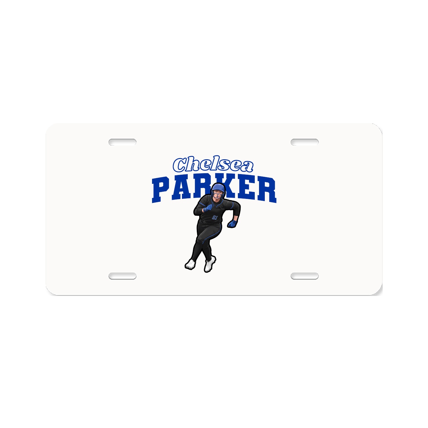 License Plate — Name Arch in Classic