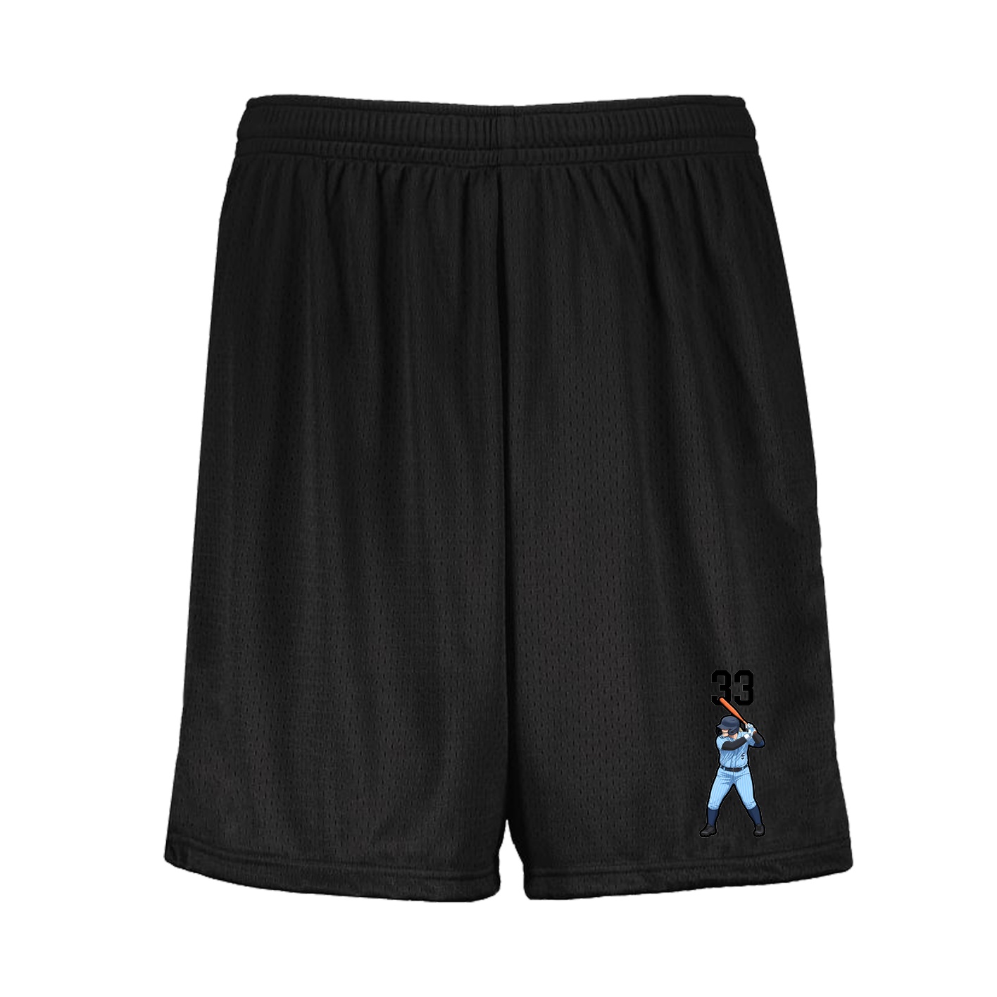 Shorts — Number Top in Black