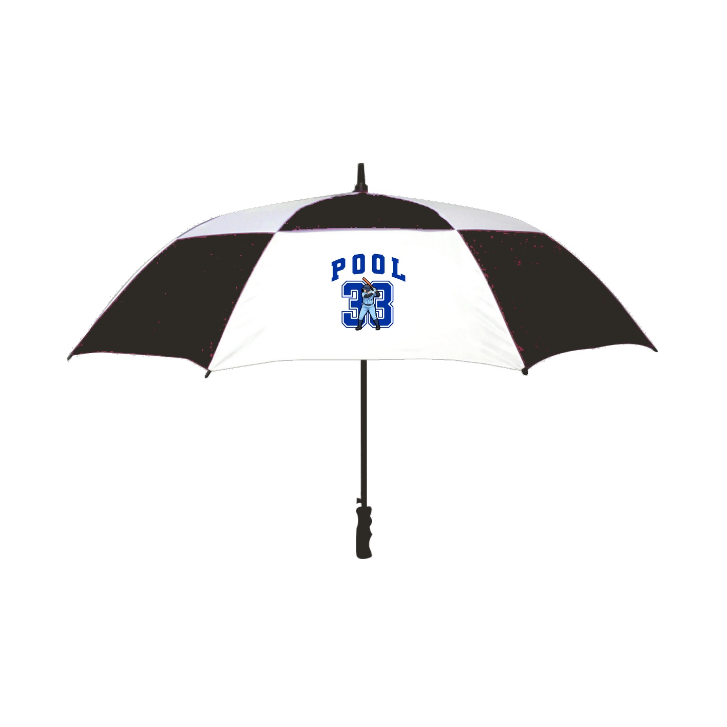 Golf Umbrella — Number in Black