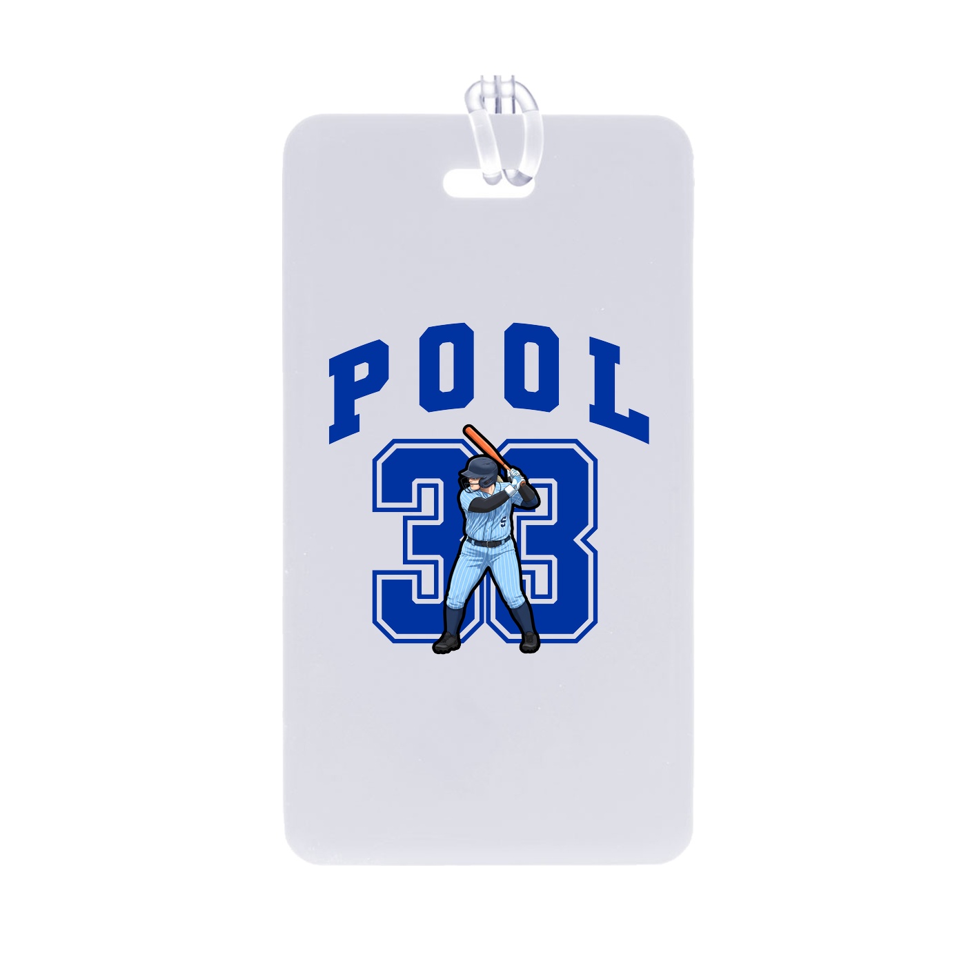 Bag Tag — Number in Classic