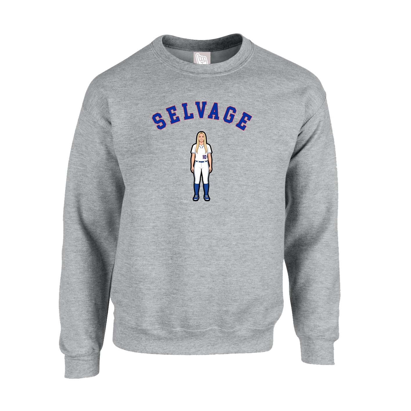 Fleece Crew — Shirsey Arch in Grey