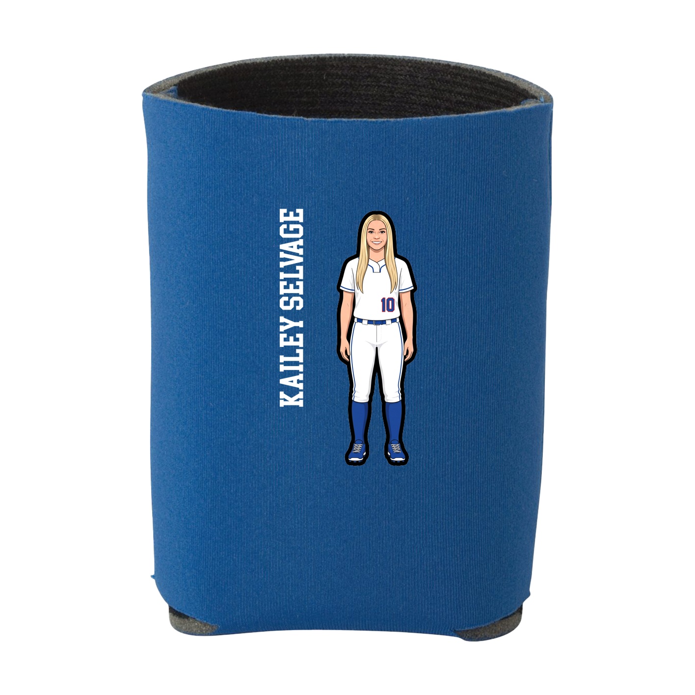 Can Holder — Name Vertical in Royal