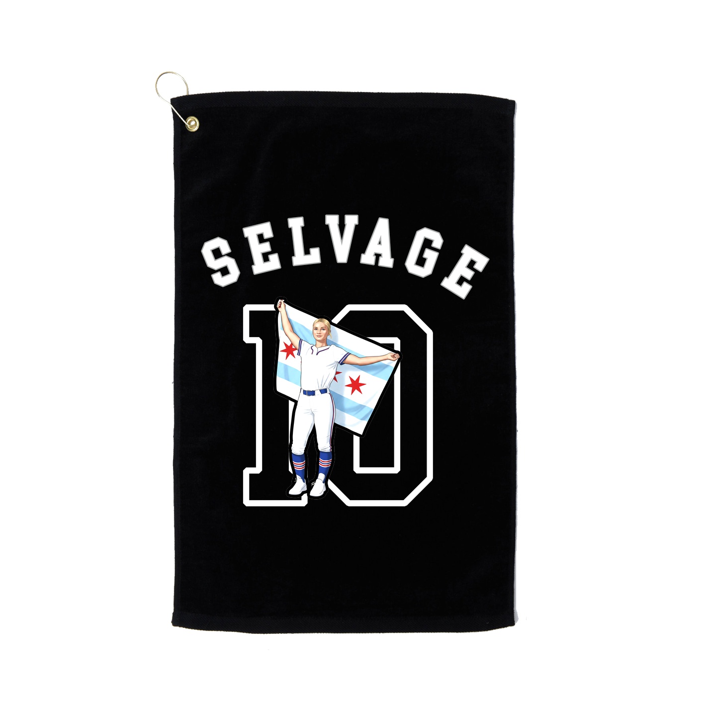 Golf Towel — Shirsey Arch in Black