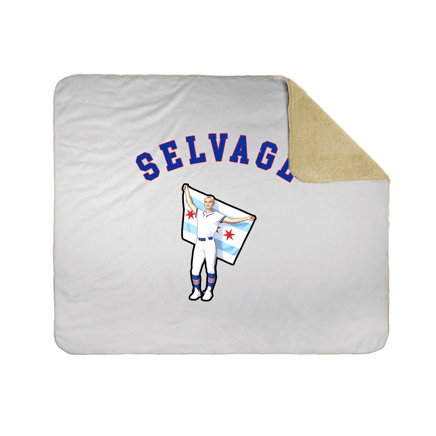 Throw Blanket — Shirsey Arch in White