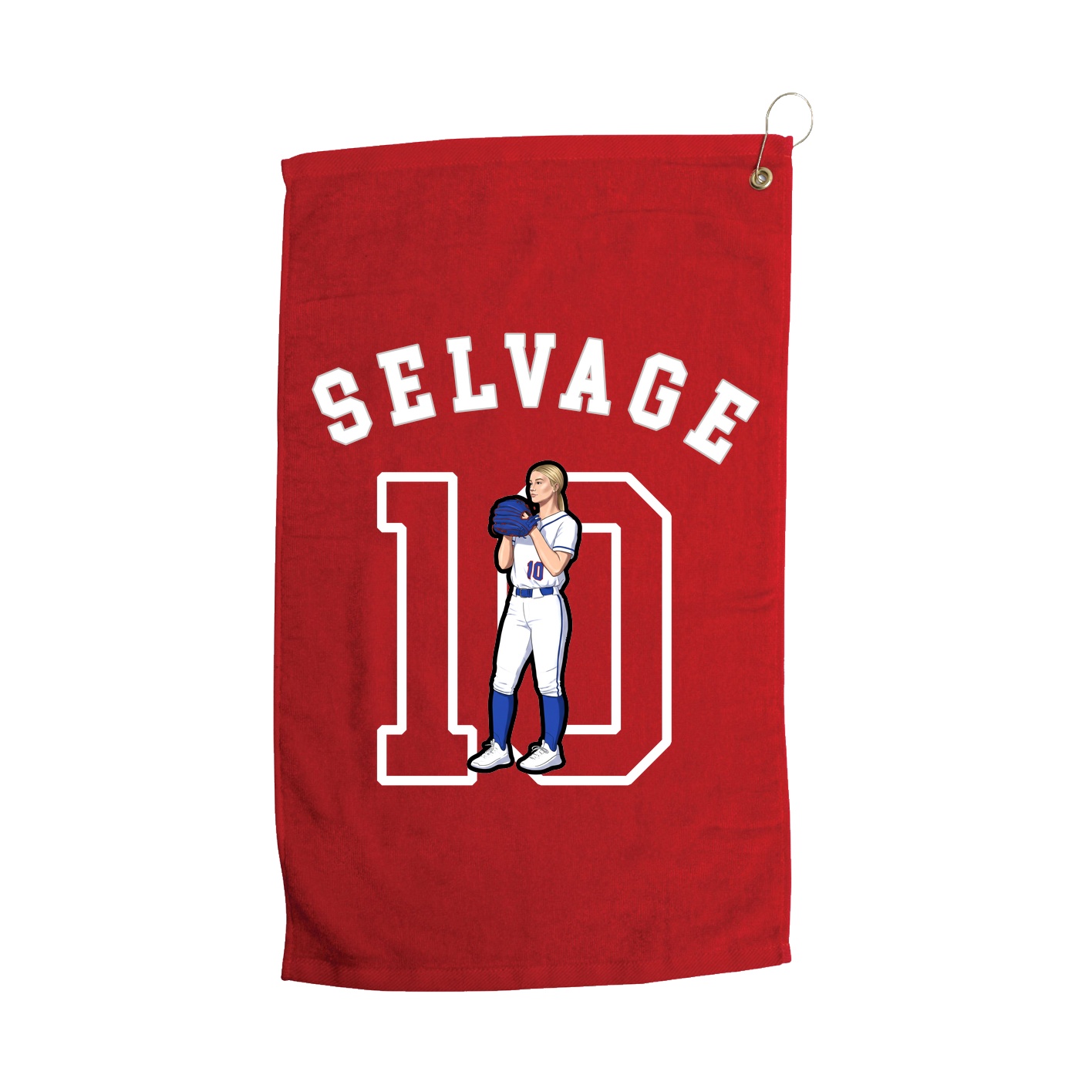 Golf Towel — Shirsey Arch in Red