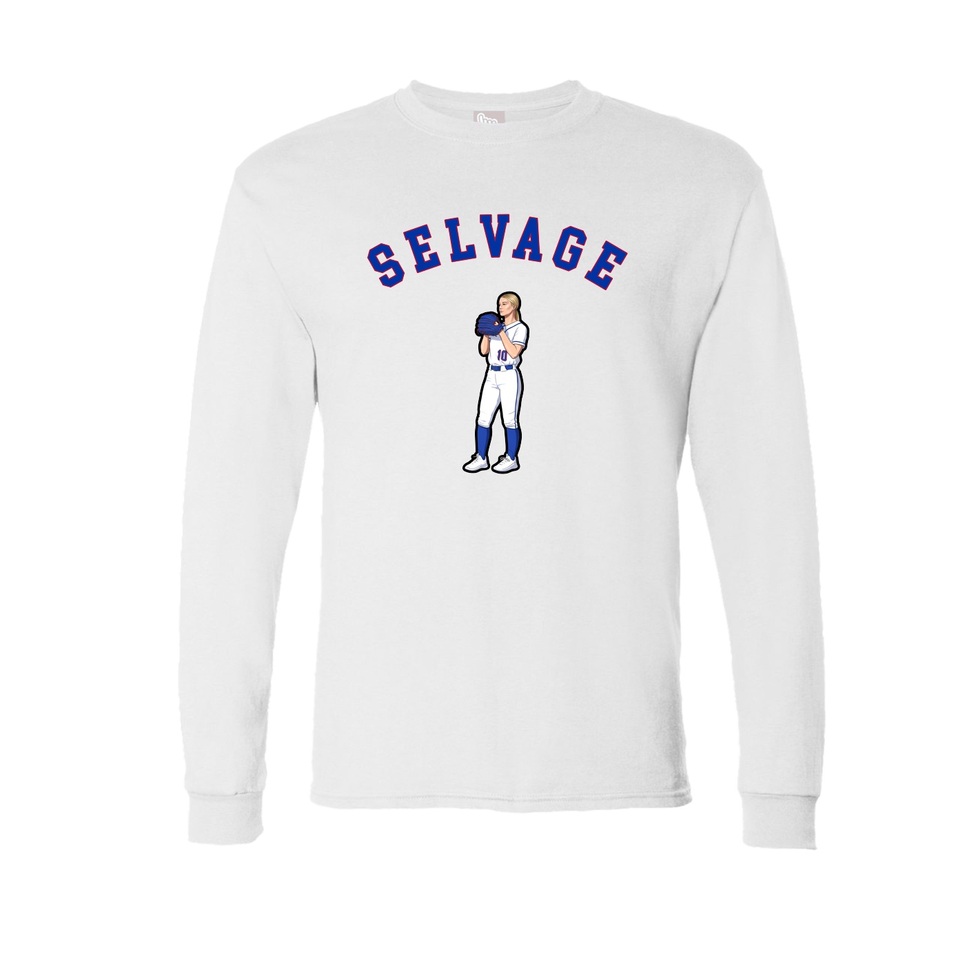 Long Sleeve Tee — Shirsey Arch in White