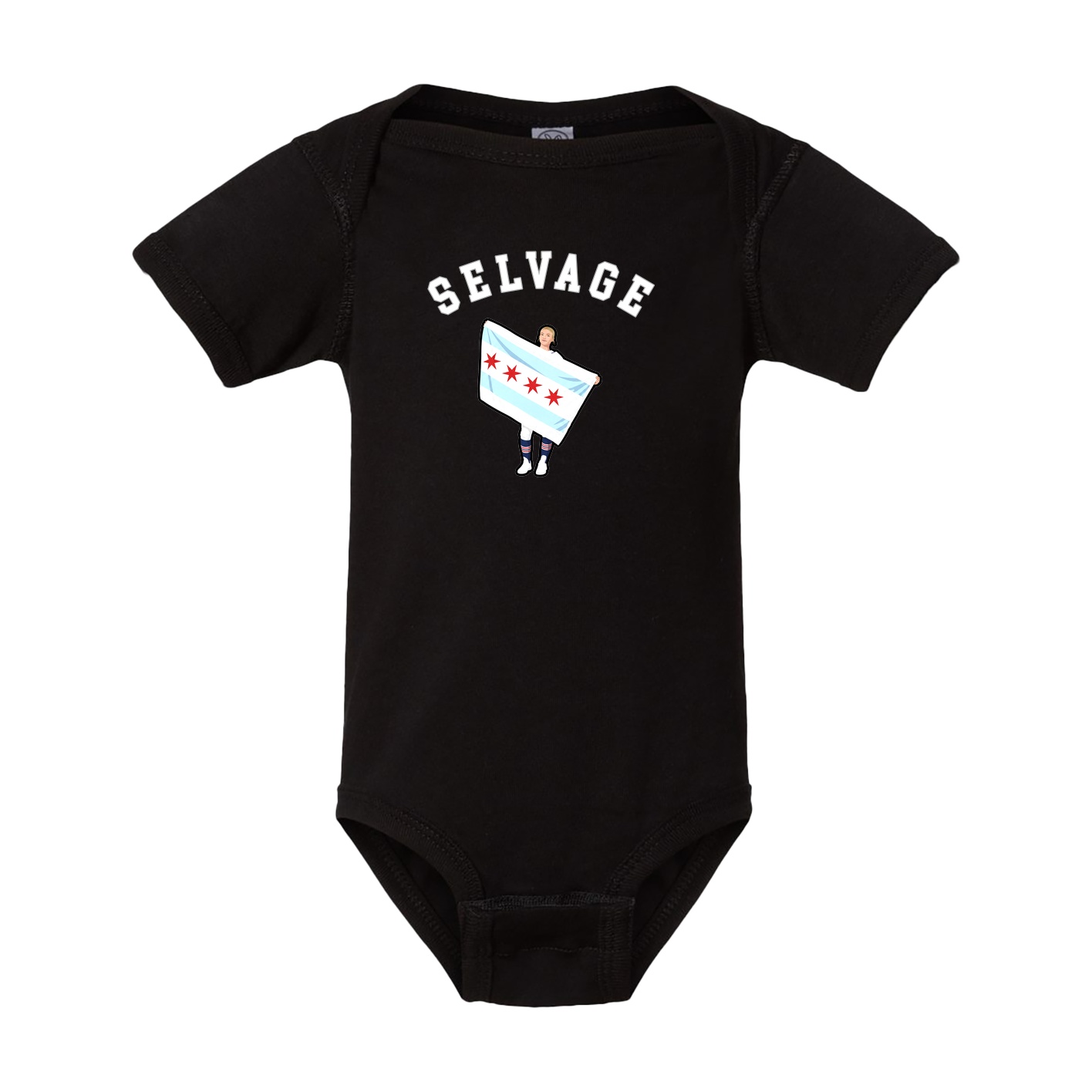 Baby Onesie — Shirsey Arch in Black