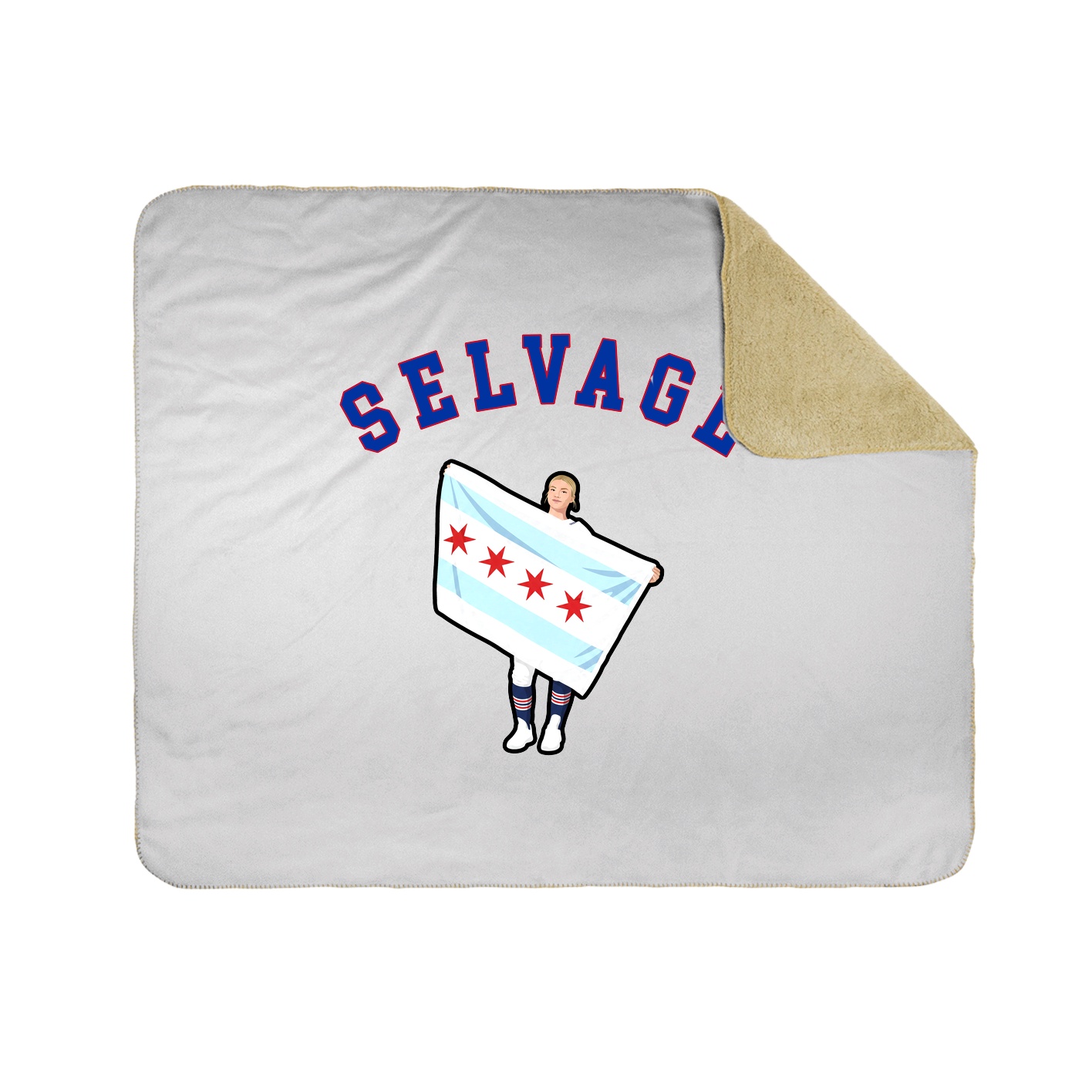 Throw Blanket — Shirsey Arch in White