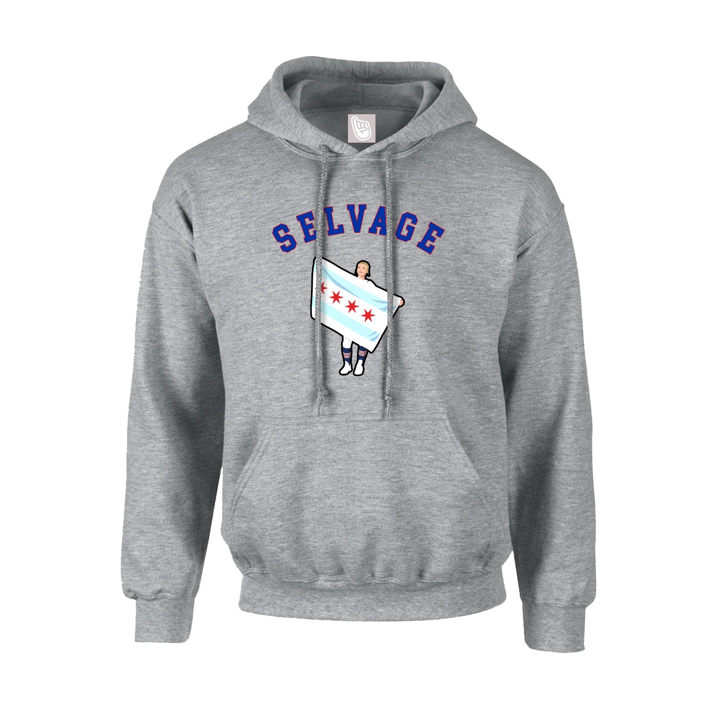 Youth Hoodie — Shirsey Arch in Grey