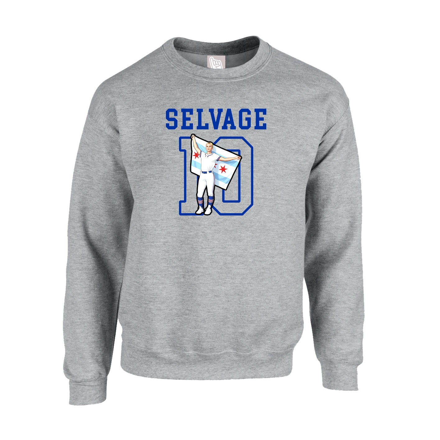 Fleece Crew — Shirsey in Grey