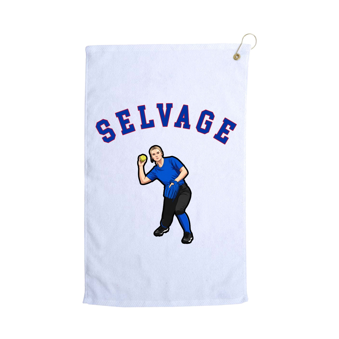 Golf Towel — Shirsey Arch in White