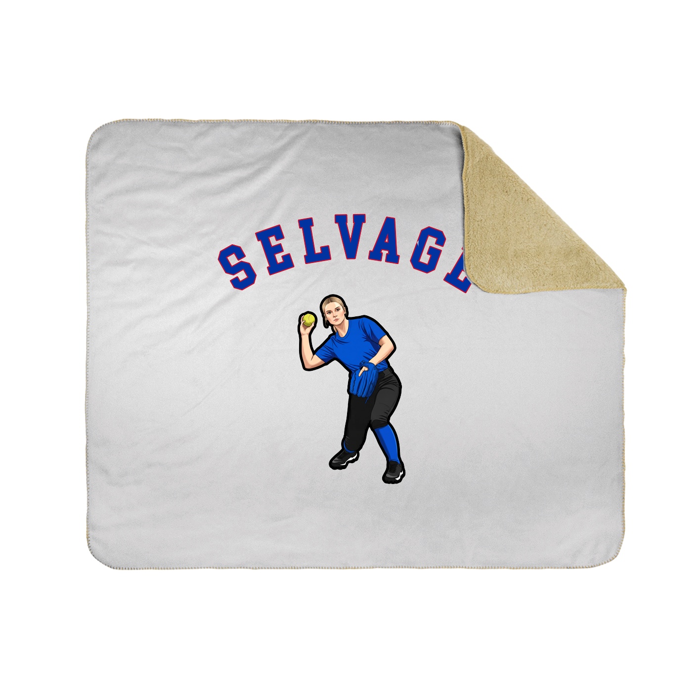 Throw Blanket — Shirsey Arch in White