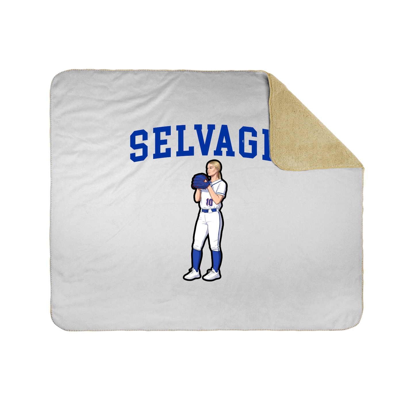Throw Blanket — Shirsey in White