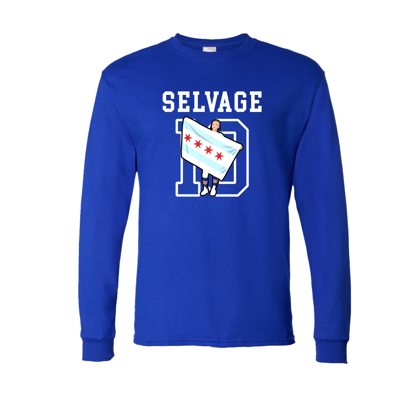 Long Sleeve Tee — Shirsey in Royal
