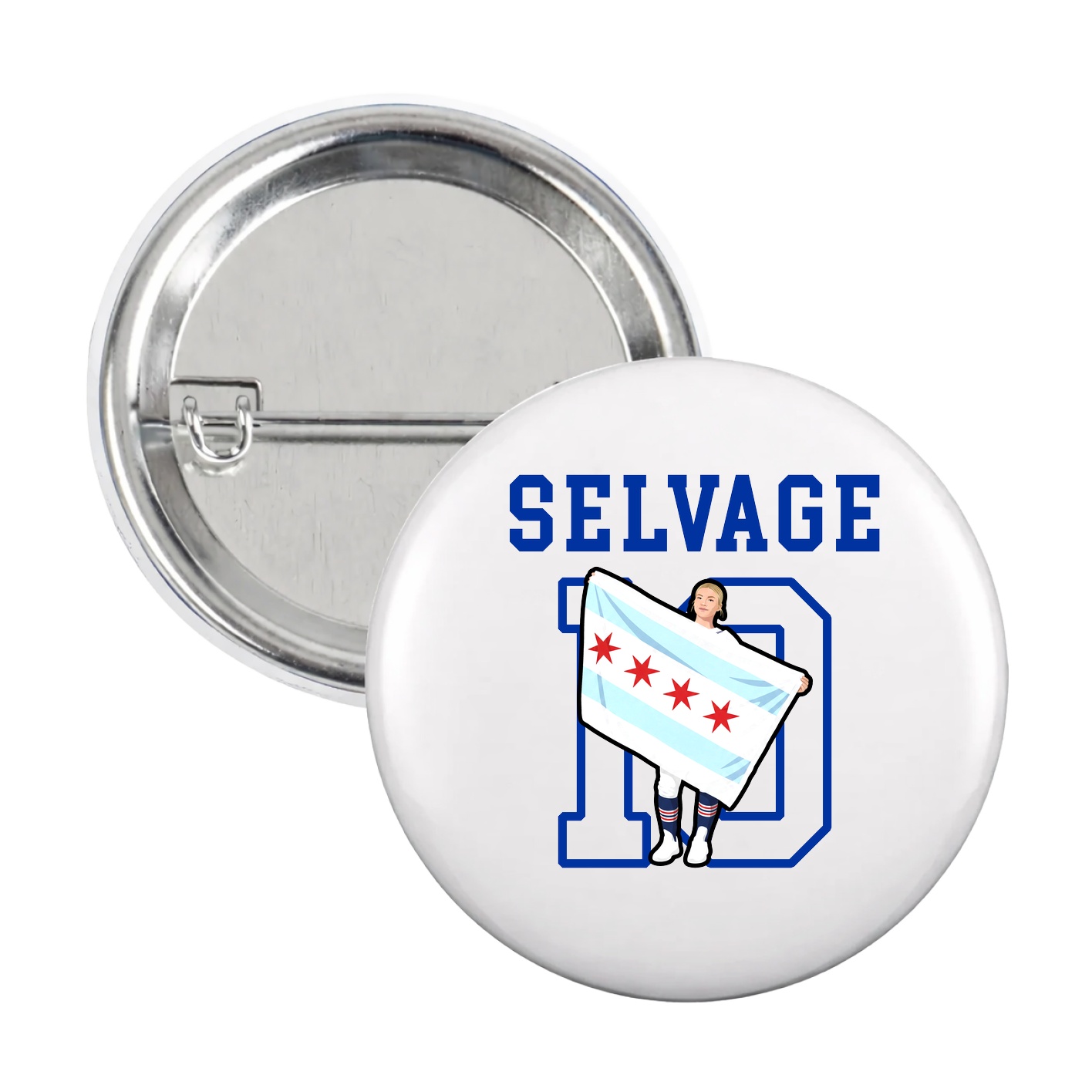 Game Day Button — Shirsey in White