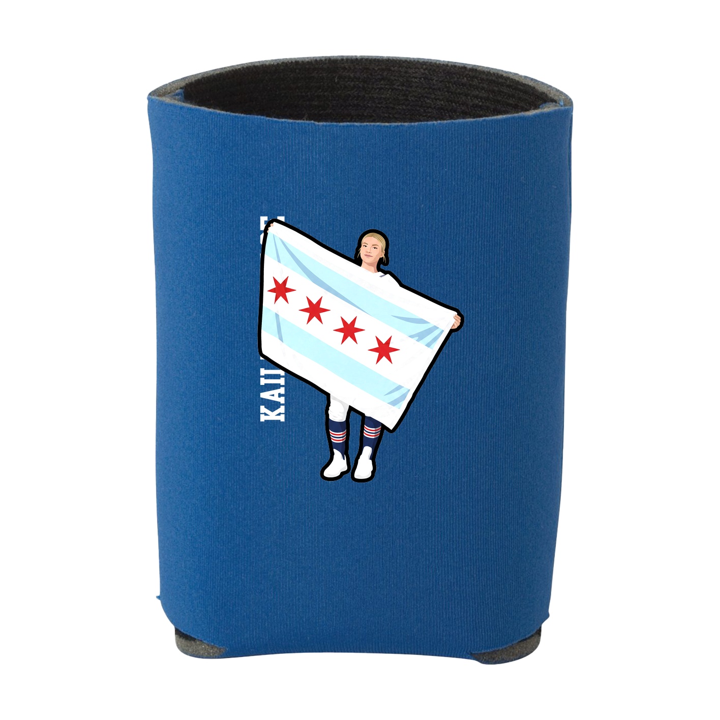 Can Holder — Name Vertical in Royal