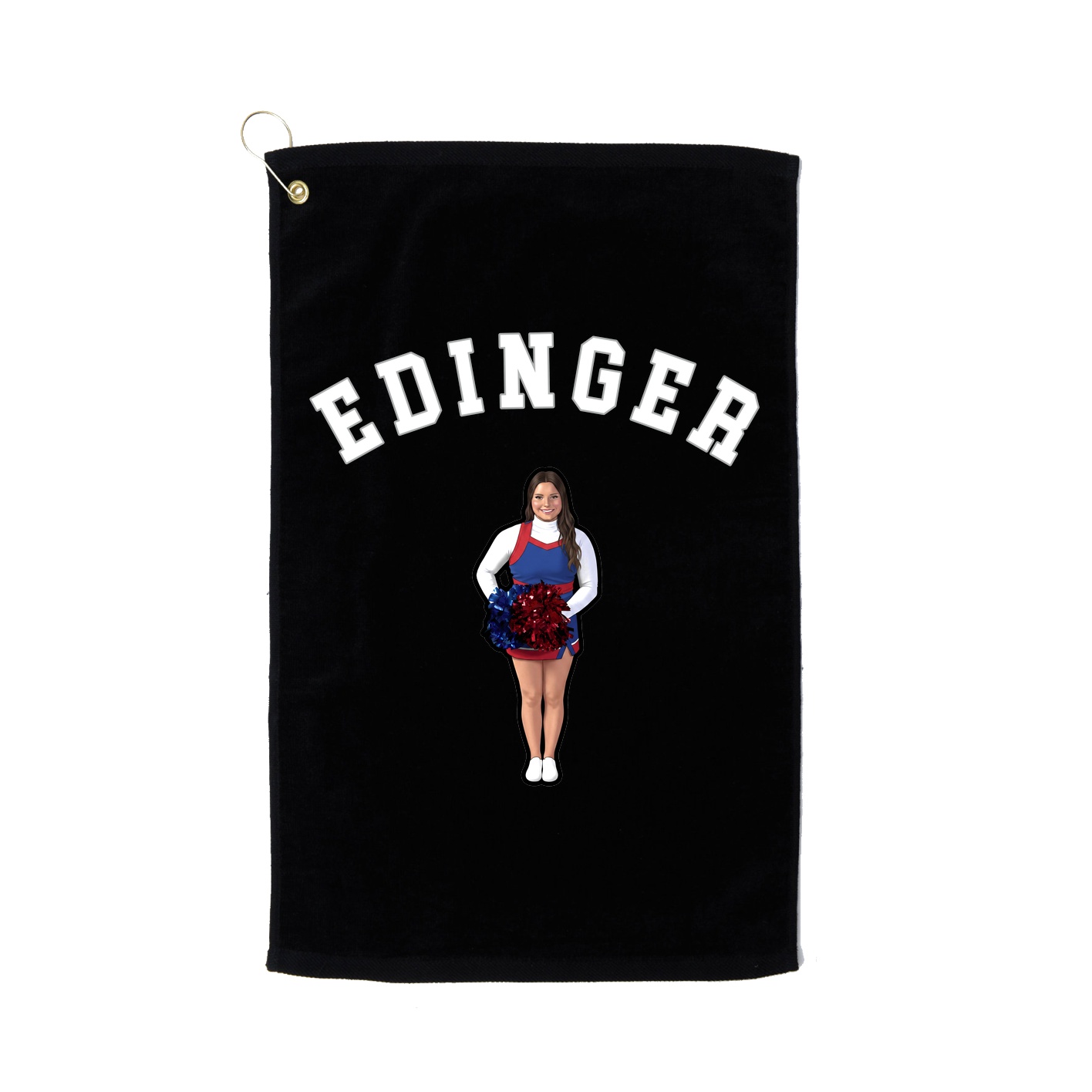 Golf Towel — Shirsey Arch in Black