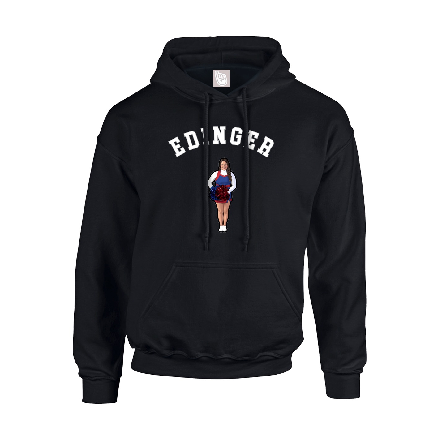 Youth Hoodie — Shirsey Arch in Black