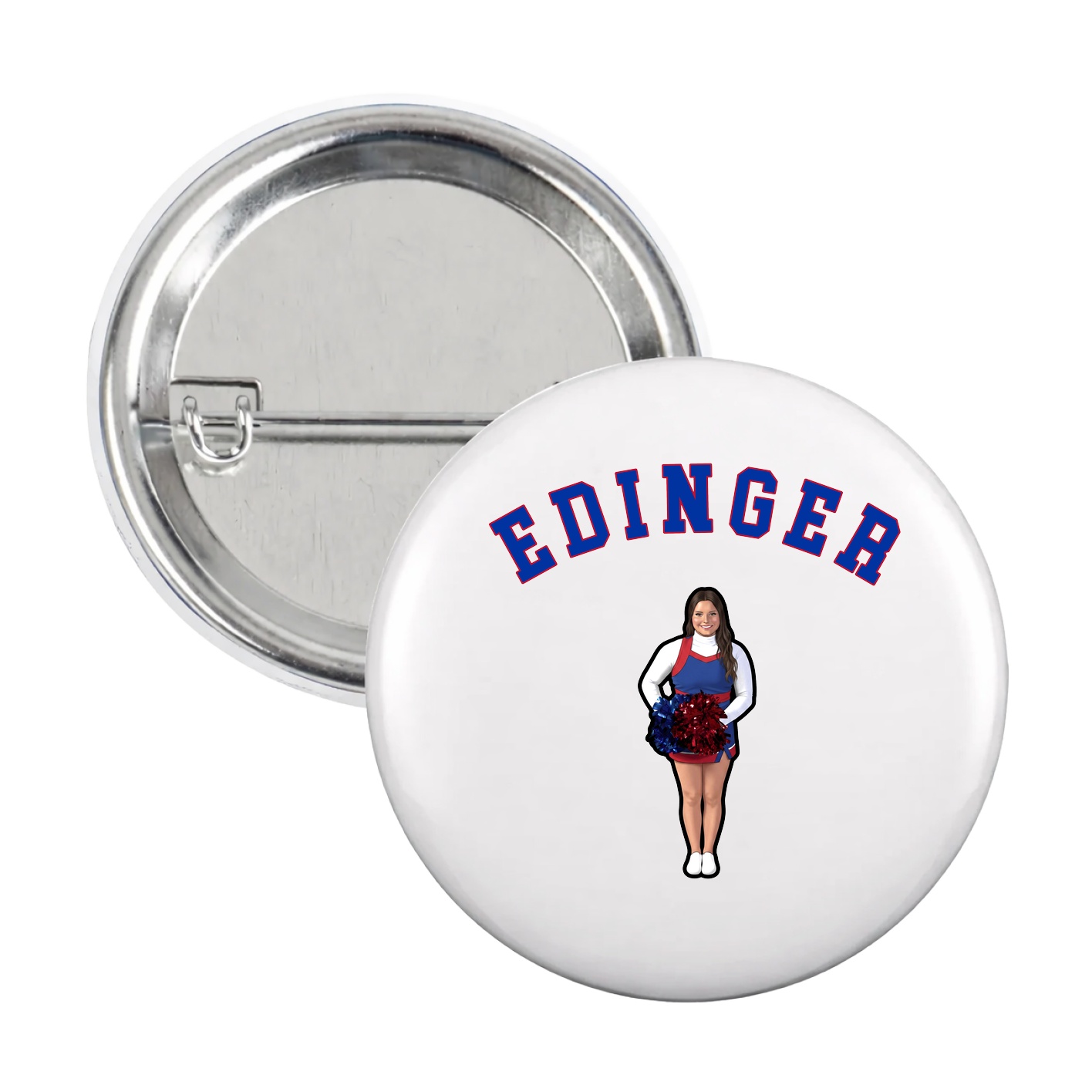 Game Day Button — Shirsey Arch in White