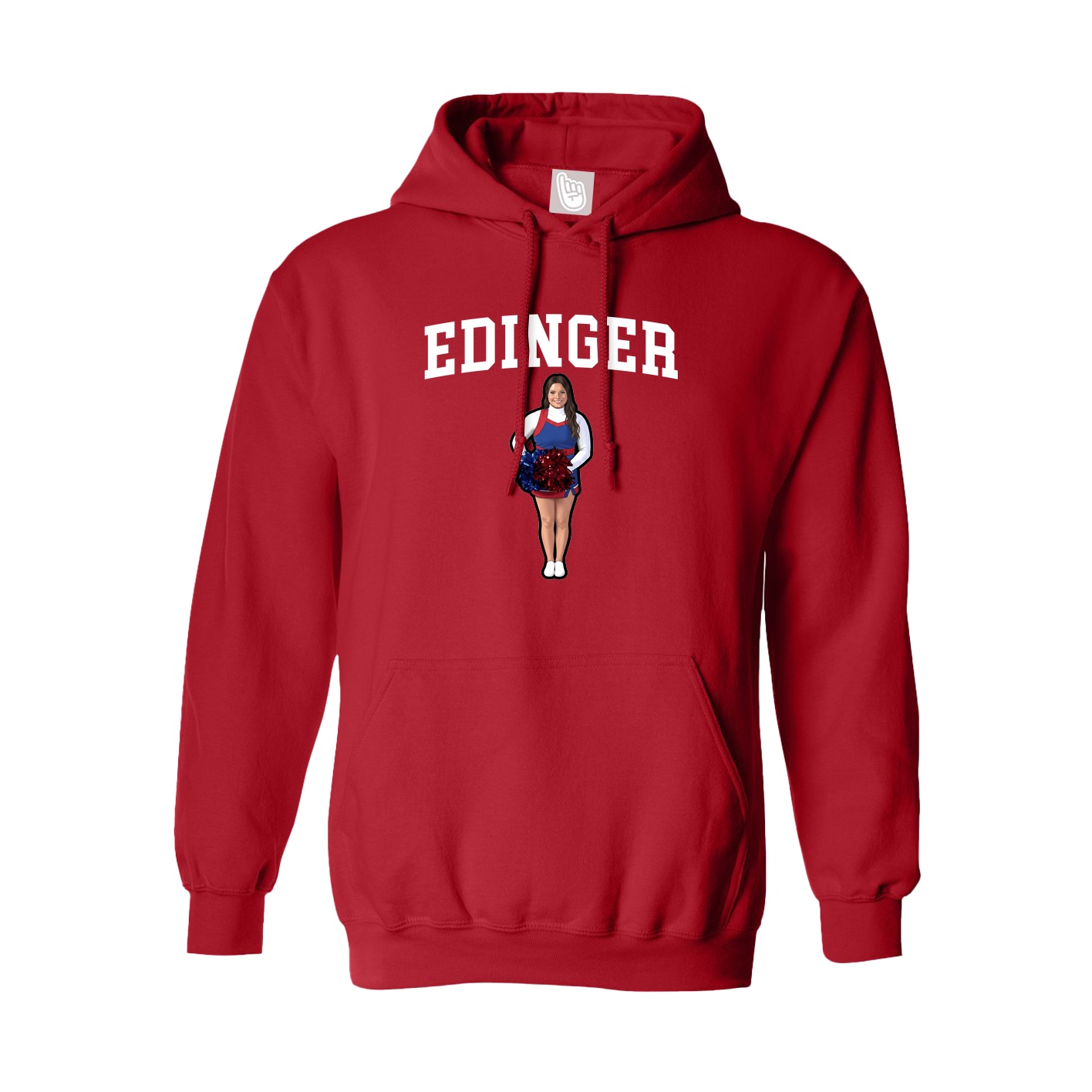 Hoodie — Shirsey in Red