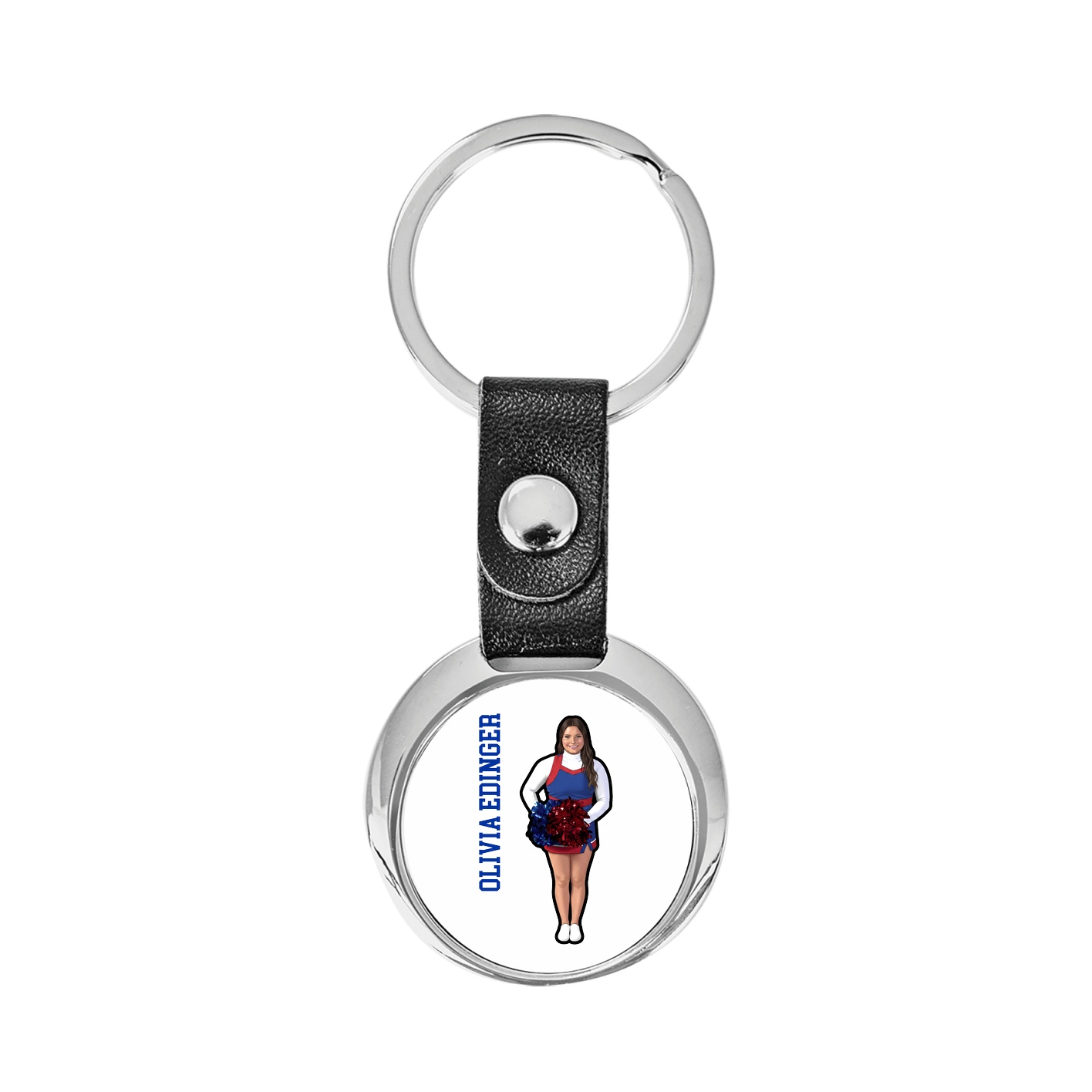 Key Chain — Name Vertical in Classic