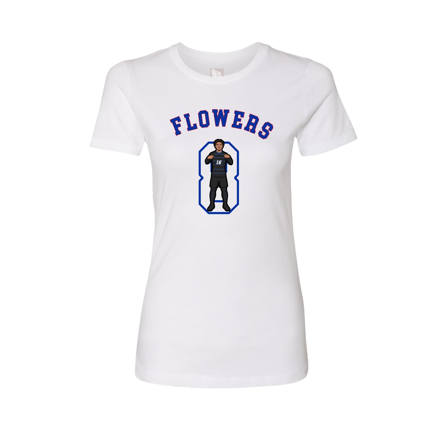 Fitted Women's Tee — Shirsey Arch in White