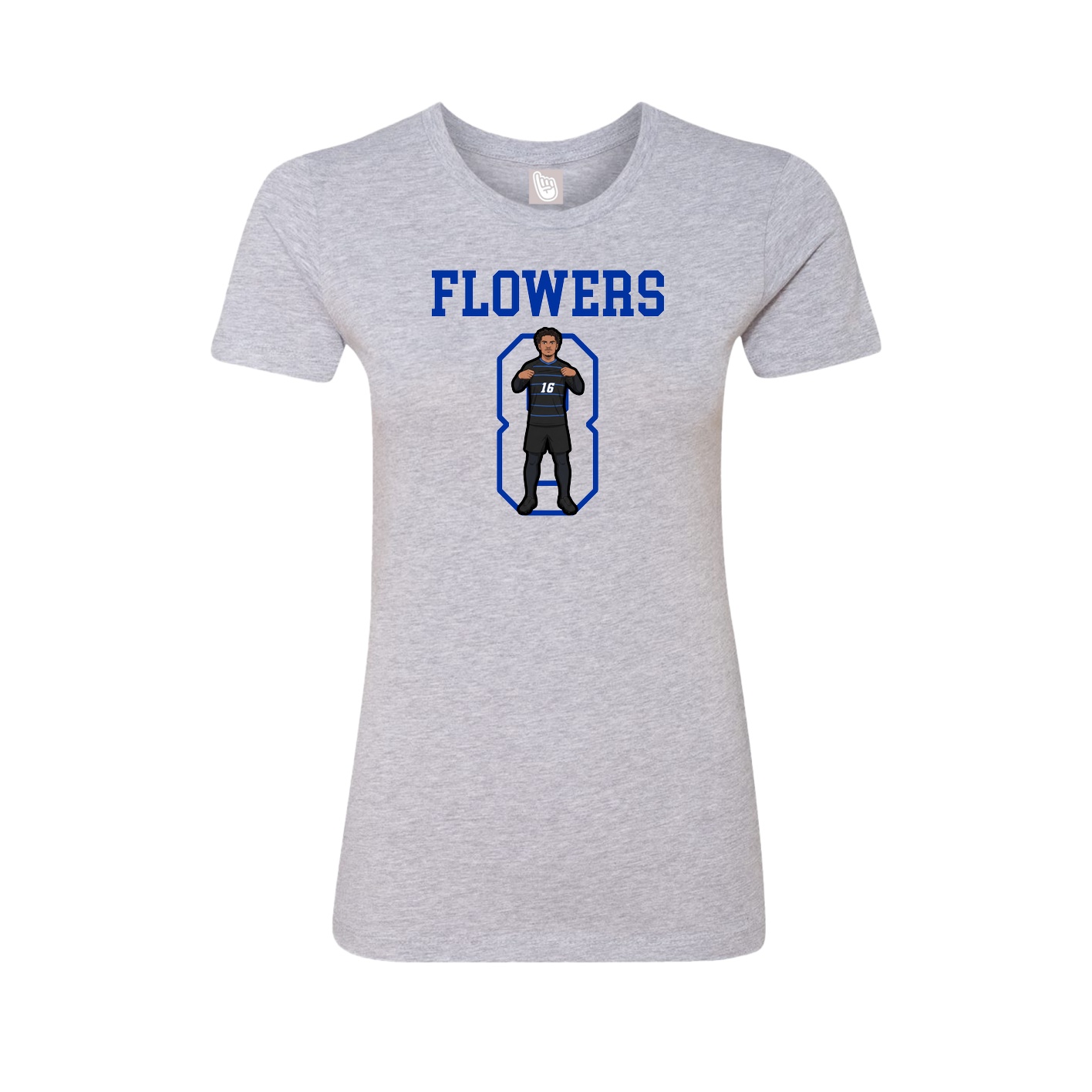 Fitted Women's Tee — Shirsey in Grey