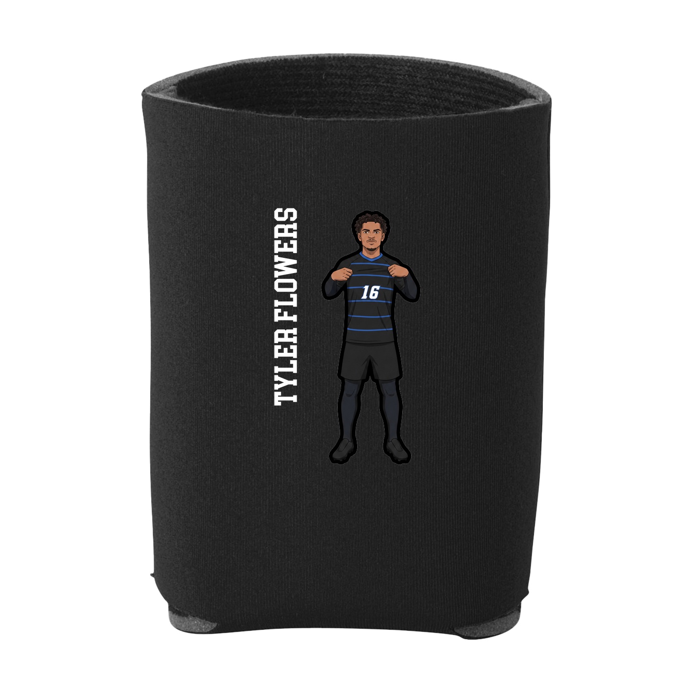 Can Holder — Name Vertical in Black