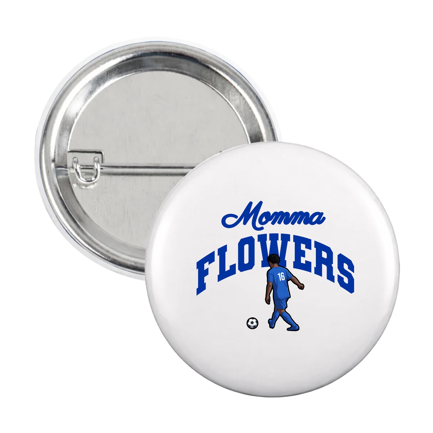 Game Day Button — Mothers Day Arch in White