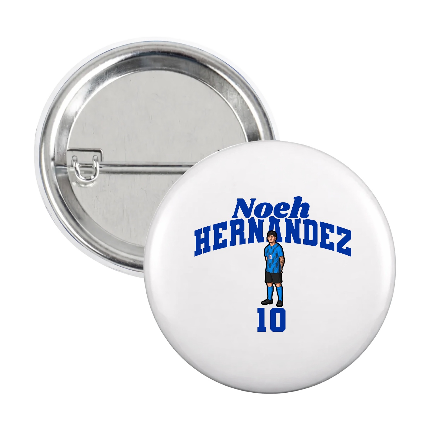 Game Day Button — Signature Arch in White