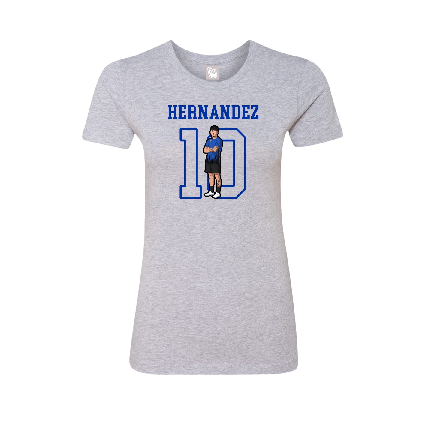 Fitted Women's Tee — Shirsey in Grey