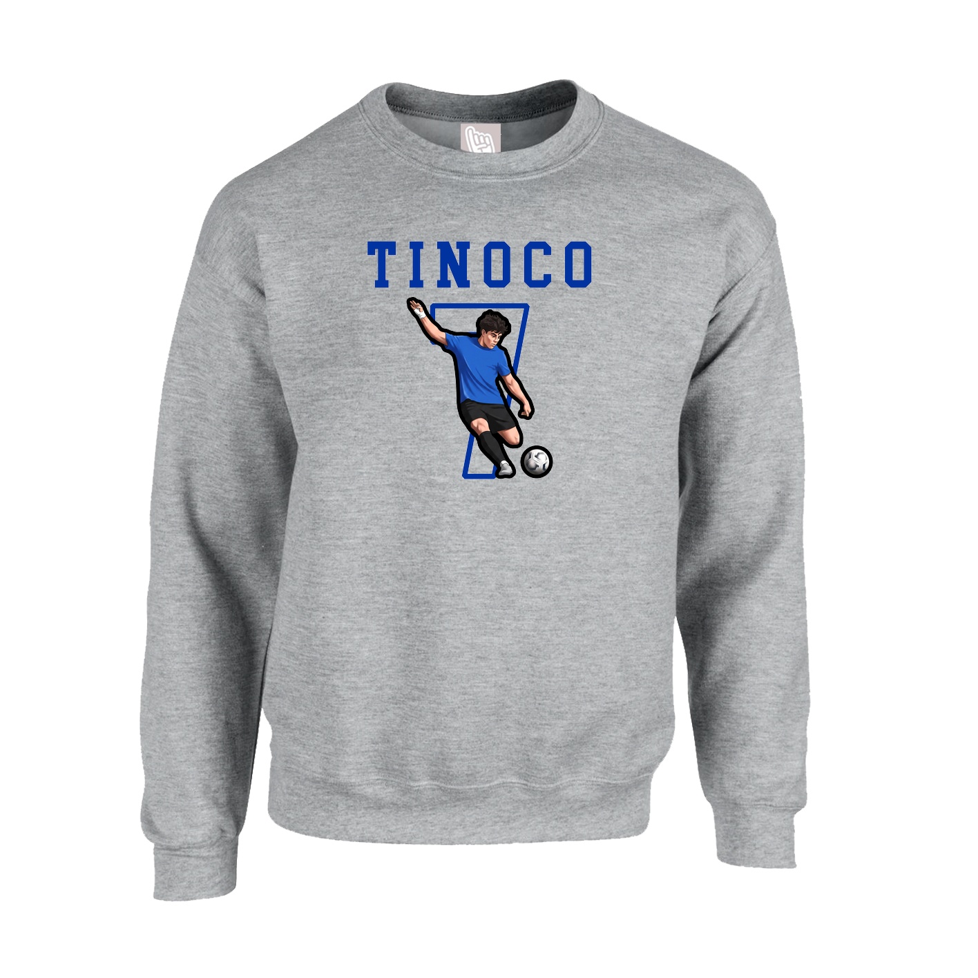 Fleece Crew — Shirsey in Grey