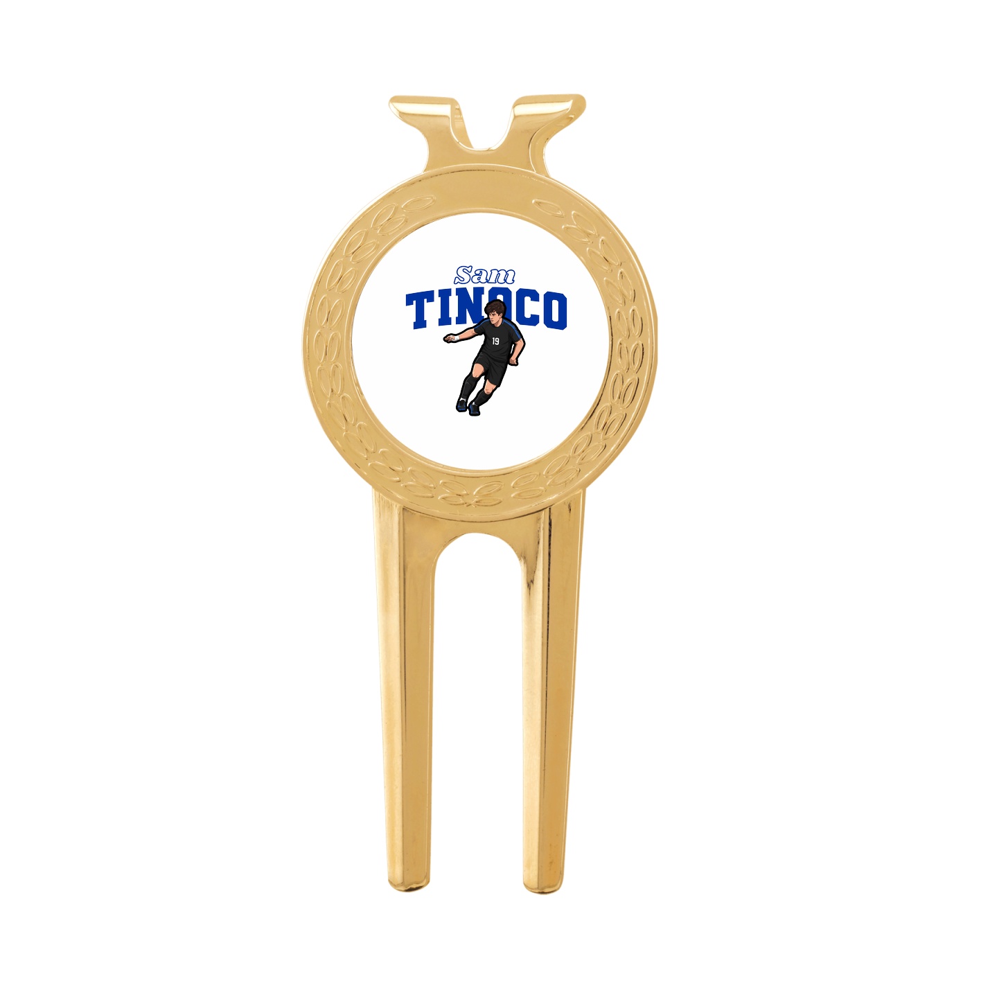 Divot Tool with Ball Marker — Name Arch in Classic