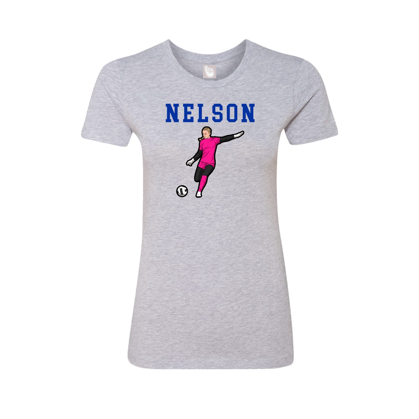 Fitted Women's Tee — Shirsey in Grey