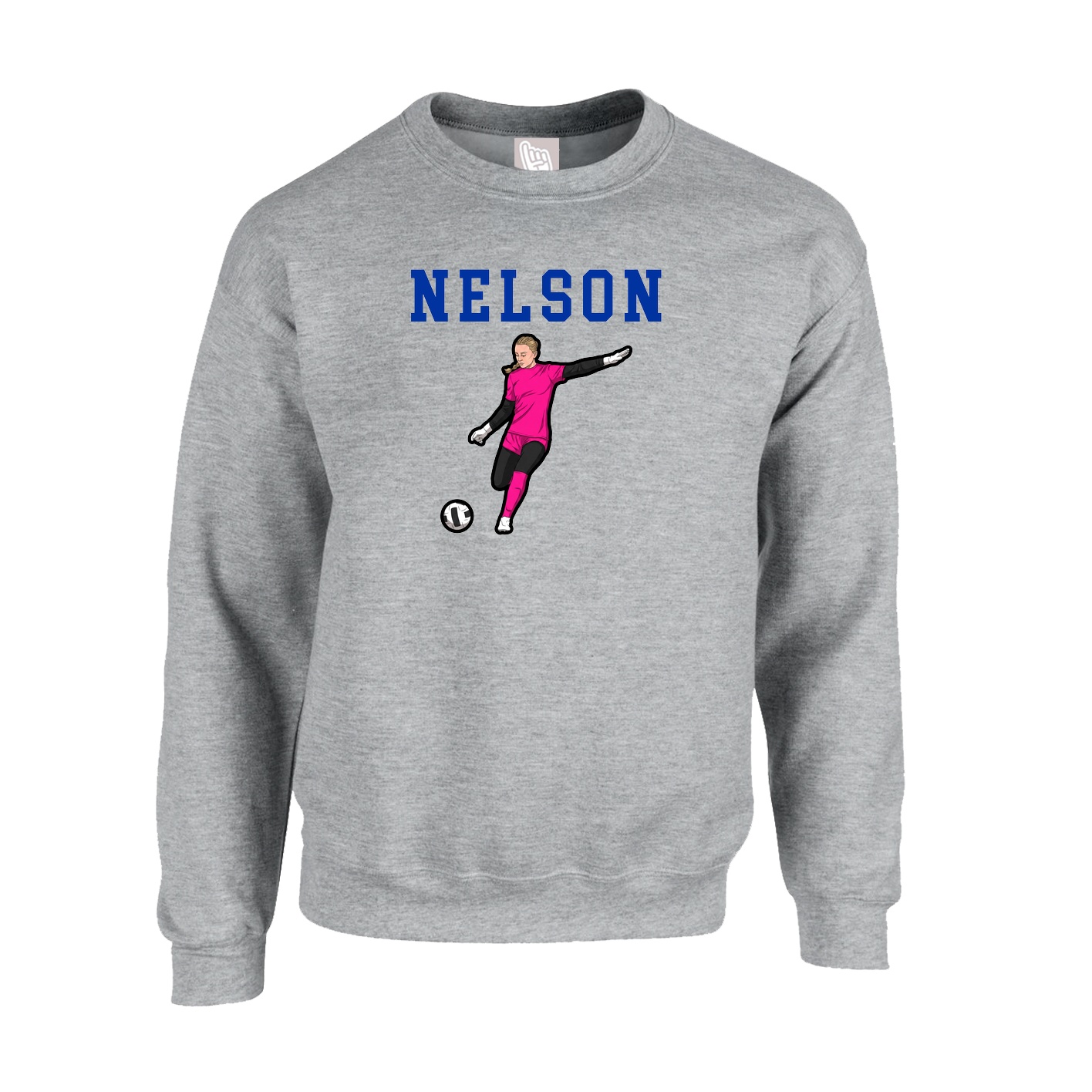 Fleece Crew — Shirsey in Grey
