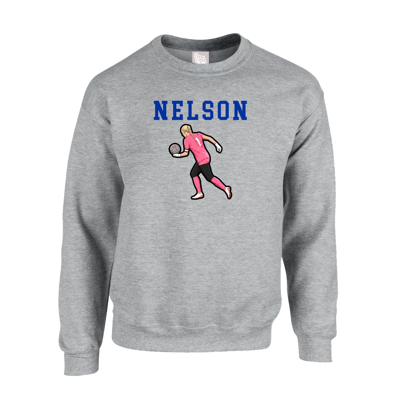 Fleece Crew — Shirsey in Grey