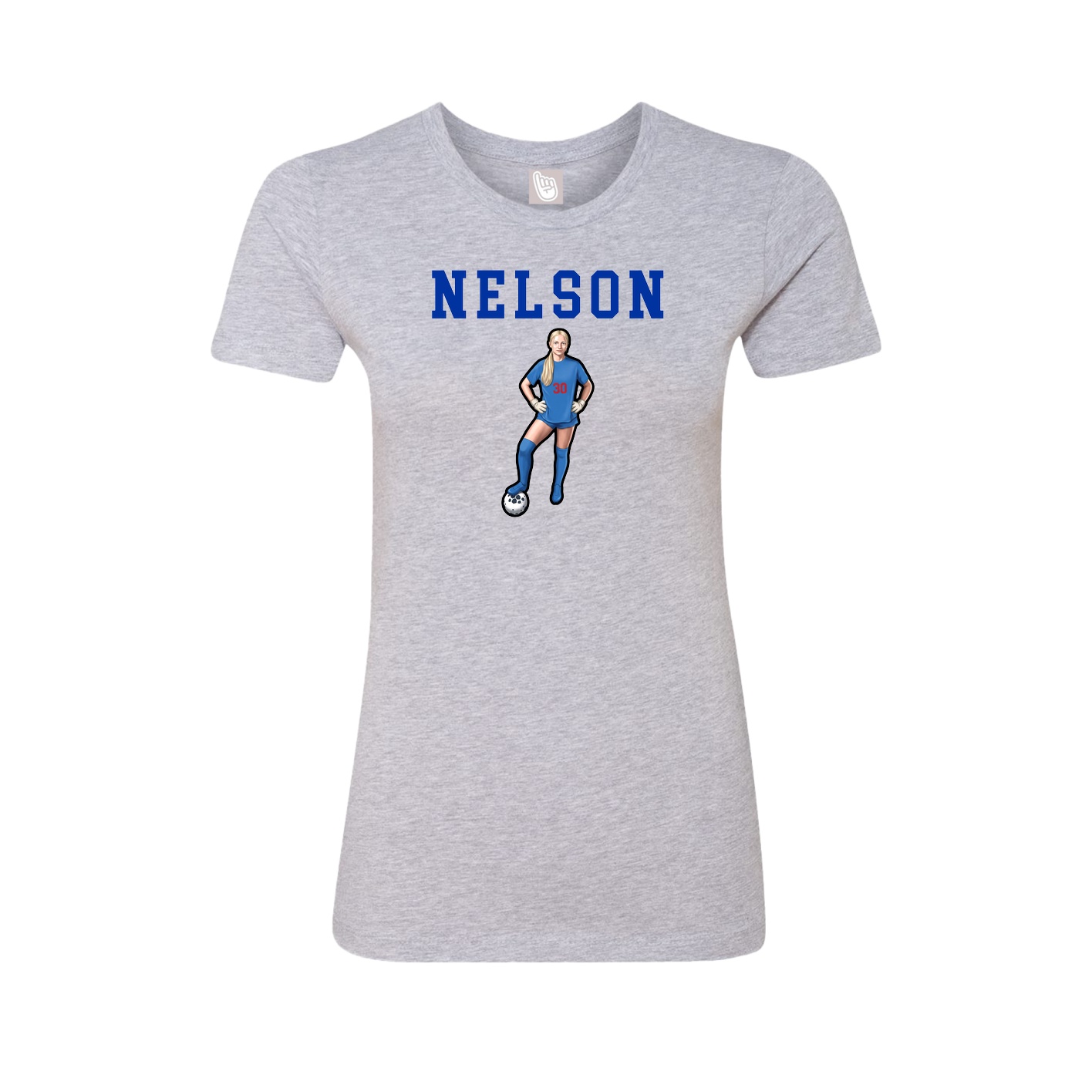 Fitted Women's Tee — Shirsey in Grey