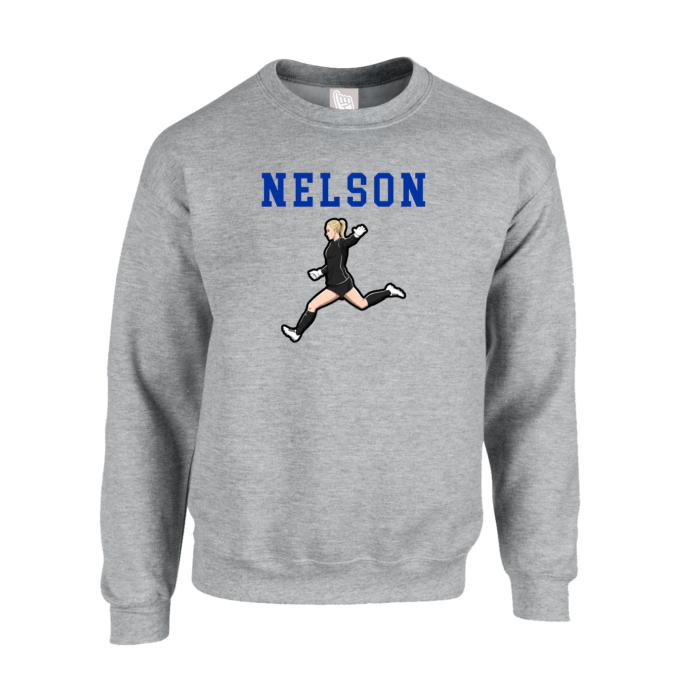 Fleece Crew — Shirsey in Grey