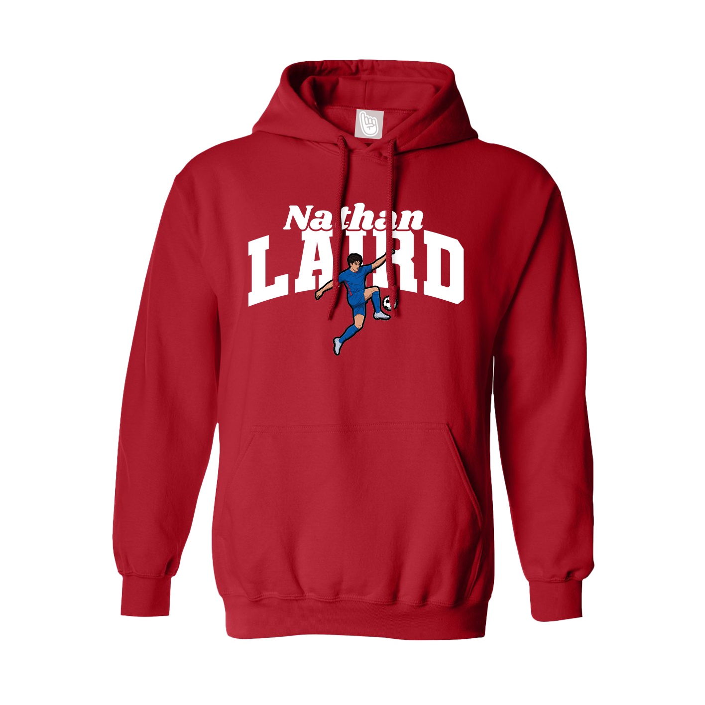 Hoodie — Signature Arch in Red