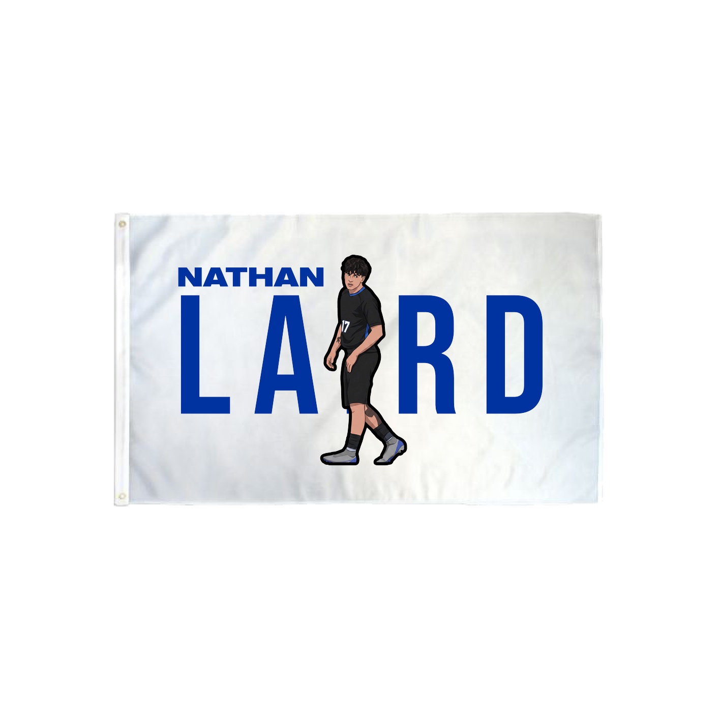 3x5 Flag — Player Name in Classic
